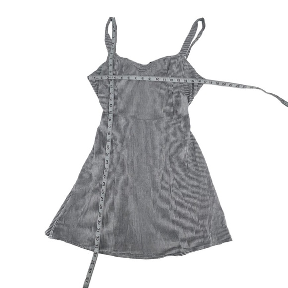 NWT Hollister Blue White Striped Sleeveless Mini Dress Size Large Women’s - Picture 4 of 4